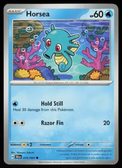 Horsea 010/064 Common Shrouded Fable Pokemon Near Mint - Image 1
