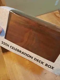 Pokemon TCG - 25th Anniversry Celebration Wooden Ultra Pro Deck Box - Image 1