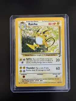 Pokemon TCG - Raichu 16/130 - Base Set 2 - Holo - Image 1