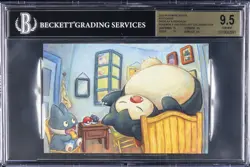2023 POKEMON CENTER SNORLAX & MUNCHLAX BGS 9.5 - Image 1