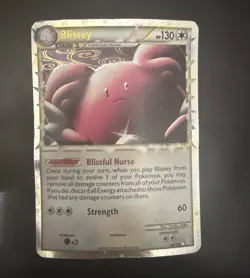 Blissey Prime HeartGold & SoulSilver 106/123 Ultra Rare Holo 2010 Heavily Played - Image 1