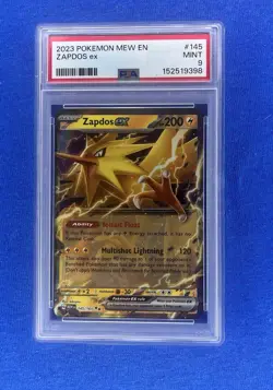 2023 POKEMON MEW EN-151 #145 ZAPDOS EX PSA 9 - Image 1
