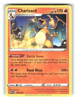 Charizard 001/015 Promo McDonald's Promos 2024 Pokemon Lightly Played - Image 1