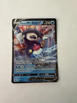 Pokemon - Galarian Mr. Rime V - Holo V - 49/189 - NM - Astral Radiance - Image 1