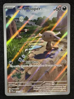 Paldean Wooper 102/094 Illustration Rare English Pokemon ME02 Phantasmal Flames - Image 1