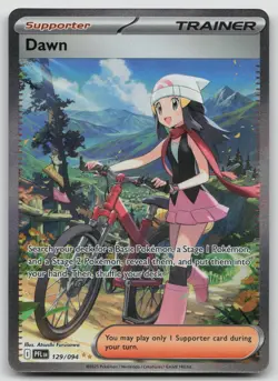 Pokemon Dawn 129/094 Phantasmal Flames Trainer Full Art Special Illustration NM - Image 1