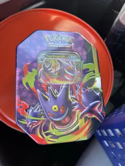 Pokemon TCG Mega Gengar EX Tin New Sealed Factory Sealed - Image 1