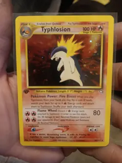 Typhlosion LP 18/111 - 1st Edition Holo Neo Genesis 🏝 Pokemon 2000 WOTC - Image 3