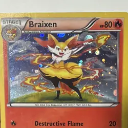 The Pokemon Company Braixen XY161 XY Holo Promo EN Stage 1 80 HP - Image 3
