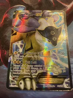 Pokemon TCG Raikou EX Full Art 105/108 Dark Explorers Ultra Rare - Image 2