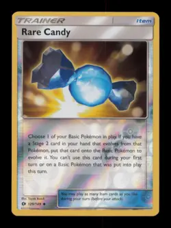 REVERSE HOLO RARE CANDY UNCOMMON 129/149 LP POKEMON - Image 1