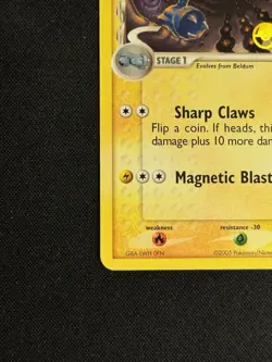 2005 Metang 49/113 EX Delta Species Pokemon Prerelease Stamped MINT - Image 4