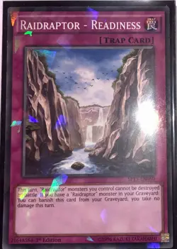 Yu-Gi-Oh! TCG Raidraptor - Readiness SP15-EN050 Shatterfoil 1st Ed Near Mint - Image 1