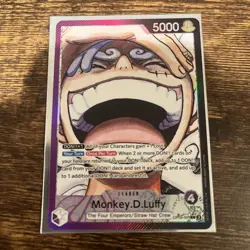 Monkey.D.Luffy OP09-061 (Parallel) One Piece Emperors in the New World Foil NM - Image 1