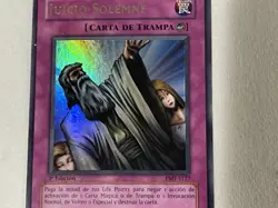 YuGiOh Solemn Judgment (Spanish) PMT-S127- Ultra Rare- 1st Edition MRD-127 HP - Image 5