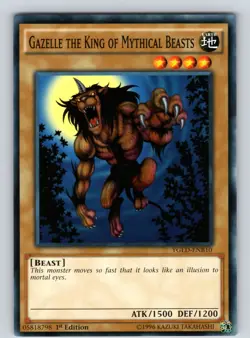 Gazelle the King of Mythical Beasts Common 1st Edition YGLD-ENB10 LP - Image 1
