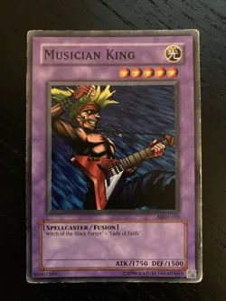 Yugioh Musician King MRD-103 Unlimited Edition Moderately Played - Image 1