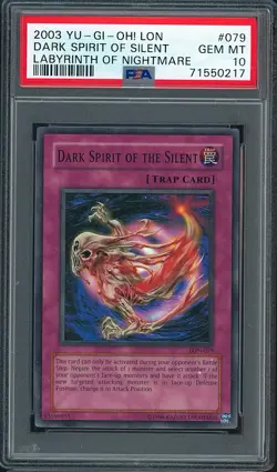 2003 Yu-Gi-Oh! yugioh LON-079 Labyrinth of Nightmare PSA 10 GEM MINT - Image 1