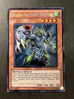 Gladiator Beast Secutor LCGX-EN240 Secret Rare LP - Image 1