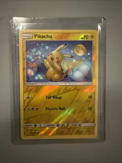 Pikachu Sun & Moon Unified Minds 56/236 REVERSE HOLO card 2019 Pokemon TCG - Image 1