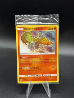 Pokemon TCG Sealed Shining Ho-Oh SM70 SM Promo Holo Card NM GR3 - Image 1