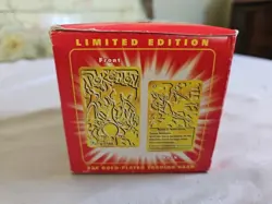 NIB Limited Ed 23k Gold-Plated Pokemon Nintendo Card from Burger King Charizard - Image 2