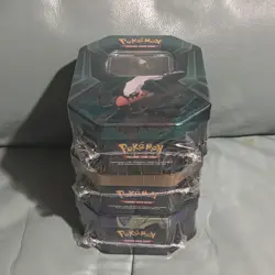 NEW Pokemon TCG Lot of 3 New Sealed Collectors Tins Slaking Tyranitar Darkrai - Image 3