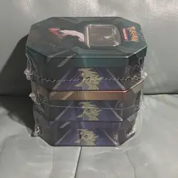 NEW Pokemon TCG Lot of 3 New Sealed Collectors Tins Slaking Tyranitar Darkrai - Image 4