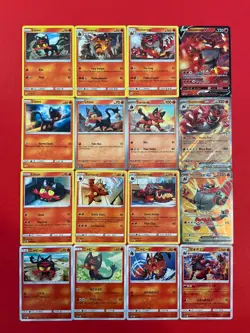 16 Litten Torracat Incineroar pokemon TCG mix LOT 🐱🔥😻 Cat Kitty Collection - Image 1