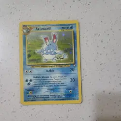 2000 Pokemon Azumarill 2/111 Neo Genesis Holo Rare Raw Card - Image 1