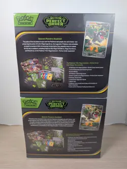 Pokemon TCG Lot of 2 Mega Evolution Perfect Order Elite Trainer Boxes ETB NEW - Image 2