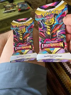 Pokemon "Lost Origin" 10-Card Sealed Sleeved Booster (Giratina) X1 - Image 3