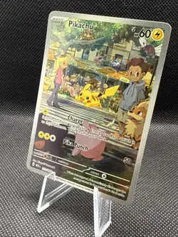 2023 Pokemon TCG Mew 151 Pikachu Full Art Secret Illustration Rare Card 173/165 - Image 3