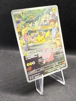 2023 Pokemon TCG Mew 151 Pikachu Full Art Secret Illustration Rare Card 173/165 - Image 4