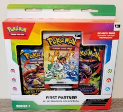 Pokemon SEALED LOT - First Partner Illustration Series 1 + Mega Venusaur ex Box - Image 2