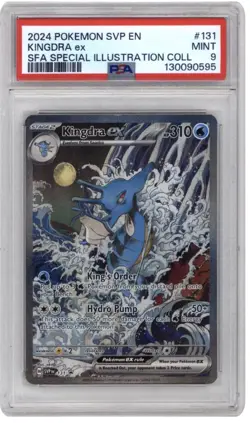 2024 POKEMON SVP PROMO SPECIAL ILLUSTRATION COLLECTION #131 KINGDRA EX PSA 9 - Image 1