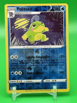 Politoed #32/196 Lost Origin Pokemon Reverse Holo Rare Card Free Shipping L1 - Image 1