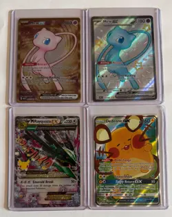 Pokemon Lot: Mew EX, Mew EX, Dedenne GX & Rayquaza EX - Image 1