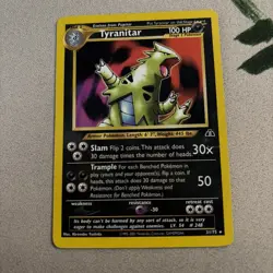 Tyranitar 31/75 Non-Holo Pokemon TCG Neo Discovery HP-DMG - Image 1