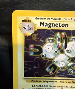 Pokemon Magneton Fossil Holo Rare 11/62 Unlimited French 1999 - Image 3
