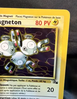 Pokemon Magneton Fossil Holo Rare 11/62 Unlimited French 1999 - Image 4