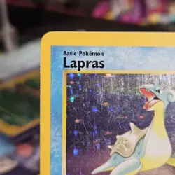 Lapras 1st Edition Holo Rare Fossil 10/62 Pokemon Card - WOTC 1999 - Image 2