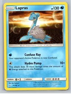 Pokemon TCG - SM - Team Up #31/181 Lapras - Image 1