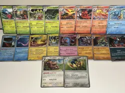 Pokemon Destined Rivals Complete 18 Rare card Lot Pokemon TCG - Image 1