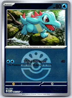 Totodile (Friend Ball) 041/217 Reverse Holo C Ascended Heroes Pokemon NM/M - Image 1