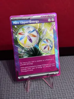 Neo Upper Energy 162/162 TEF Temporal Forces Ace Spec NM Pokemon - Image 1