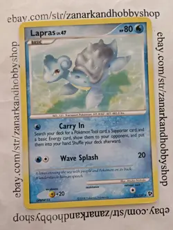 Pokemon Lapras 21/106 Great Encounters LP - Image 1