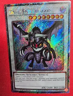 1x Yu-Gi-Oh! Dark End Dragon - RA03-EN216 - Platinum Secret Rare - 1st Ed - NM - Image 1