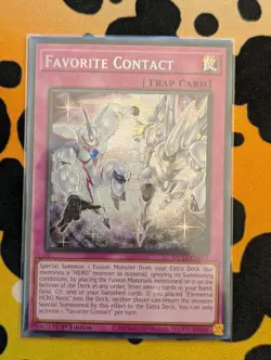 Favorite Contact MP24-EN063 Prismatic Secret Rare Yu-Gi-Oh! - Image 1
