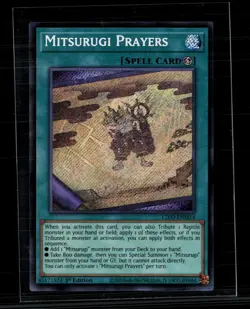 Yu-Gi-Oh! Mitsurugi Prayers Legendary Modern Decks SR L26D-ENM14 1st Edition - Image 1